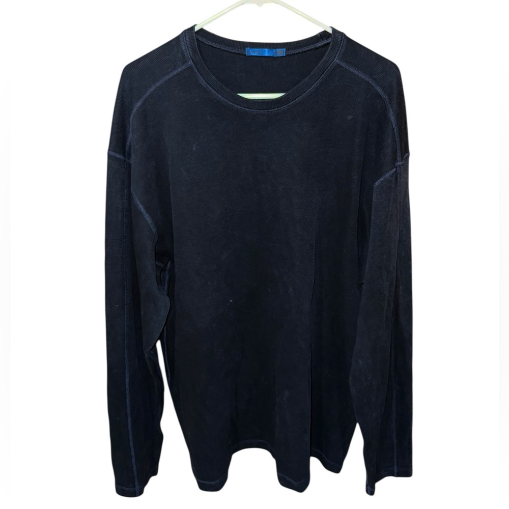 Agave Denim 100% Supima Cotton Black Long Sleeve Shirt Size 2XL